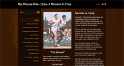 Desktop Screenshot of miraclemile1954.com